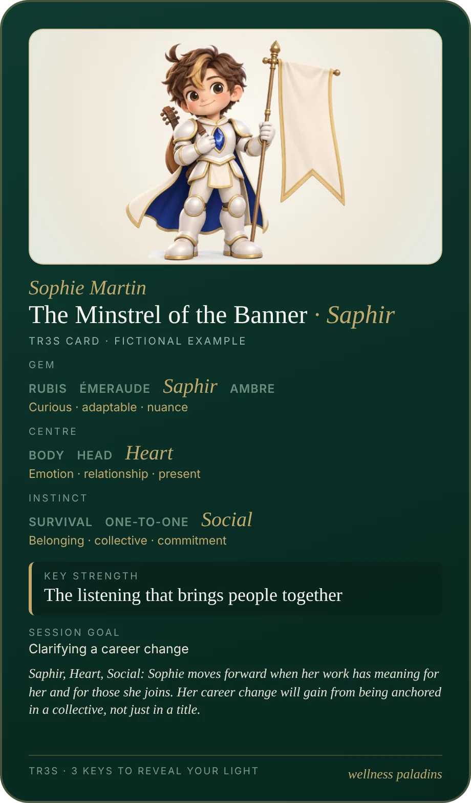 Exemple de TR3S Card